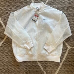 Nike woven bomber jacket